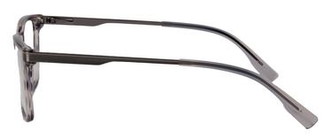 Safari Men Afro Motif Eyeglasses: Malik - Transparent - SpecSMART Eye Clinic (Side View)